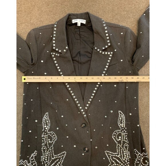 Free People Suit Set Womens 4 Embellished Blazer Pants Studded Southwestern - Picture 12 of 16